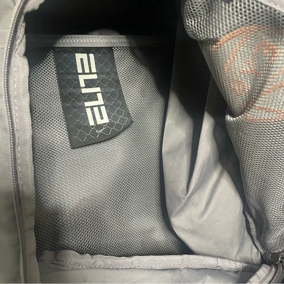 Nike Gray and Orange EYBL Elite Hoops Athletic Backpack - Picture 13 of 13